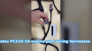 Chicotes elétricos da peça do motor Komatsu PC210-10 6755-81-9310