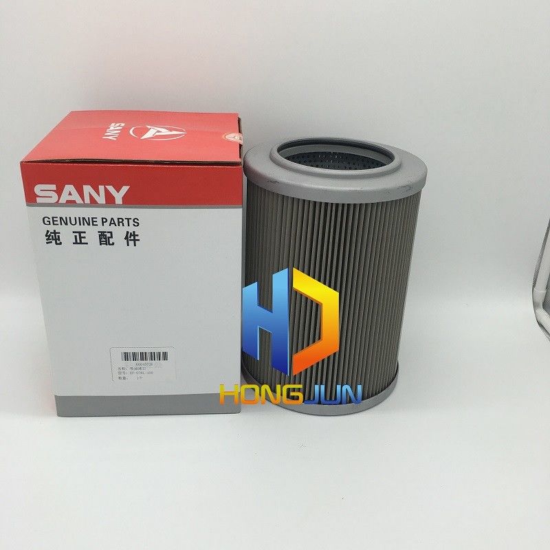 SY405 SY425 SY465 Filtro de óleo de escavadeira, 60045726 Sany Peças sobressalentes de escavadeira