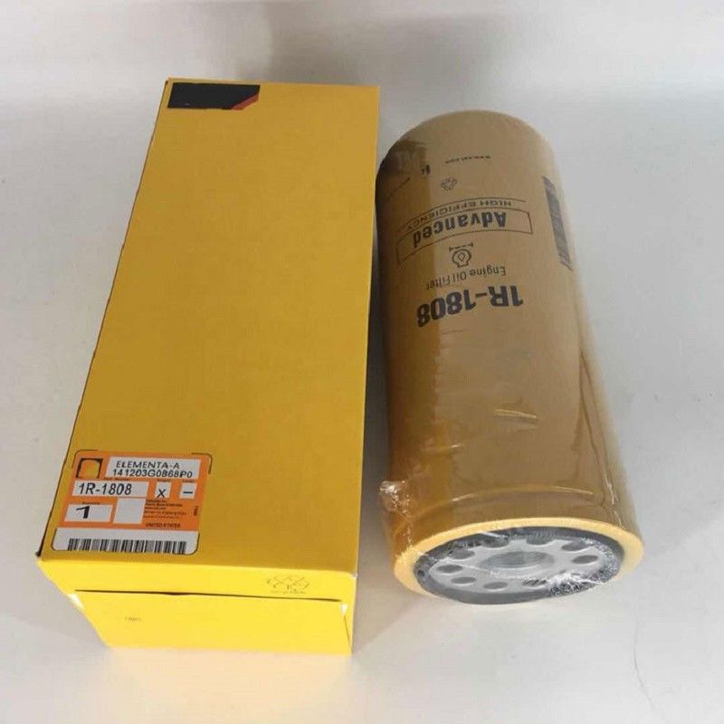 Peças sobressalentes de carregador de rodas 1R1808 Filtro de combustível Filtro de óleo diesel para a Caterpillar