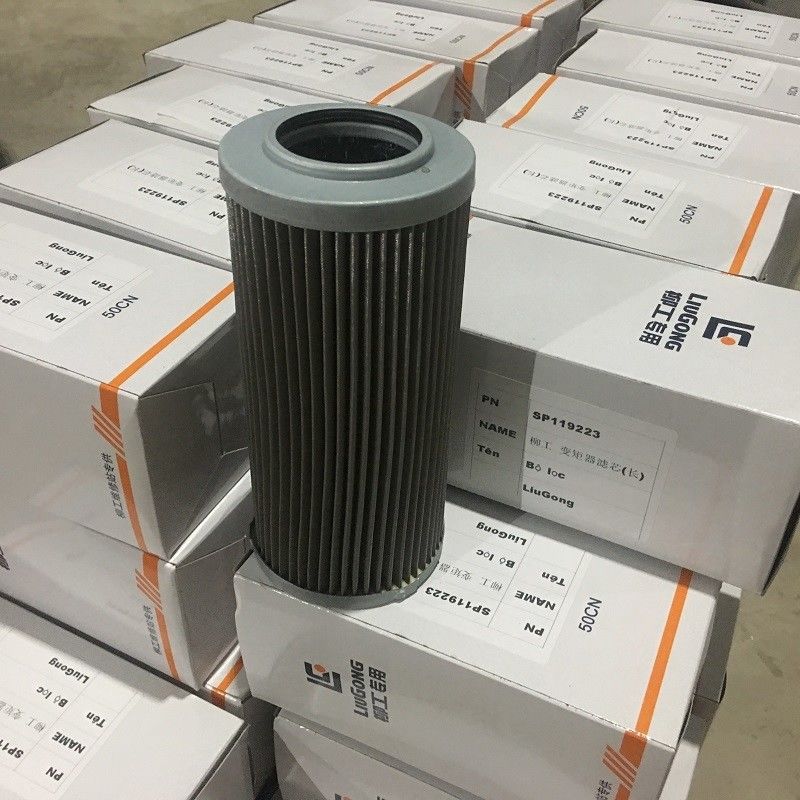 Máquinas de construção Liugong Motor diesel Parte SP119223 Filtro de óleo para carregador de rodas Substituir