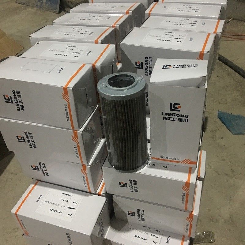 Máquinas de construção Liugong Motor diesel Parte SP119223 Filtro de óleo para carregador de rodas Substituir
